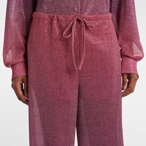 OSÉREE
Lumière lamé wide-leg pants
Brand new with tag